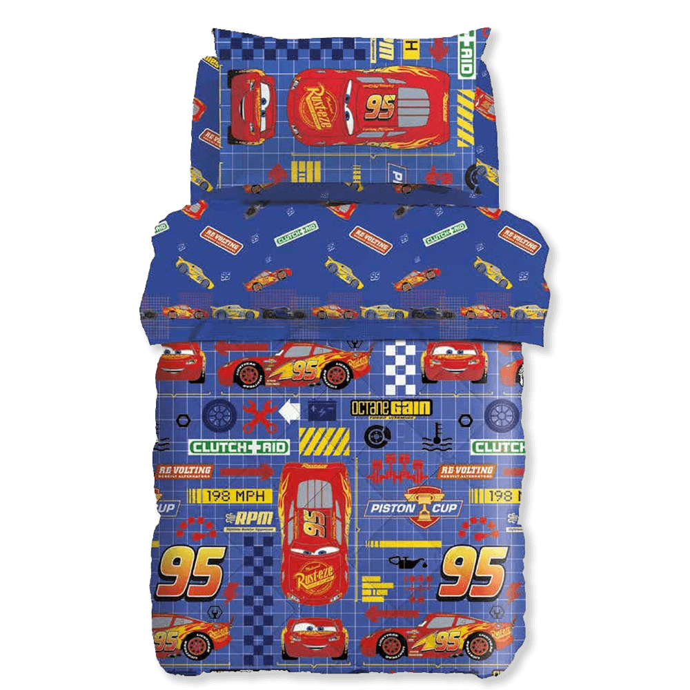 Caleffi Disney Trapunta per Letto Singolo Cars Game 1010887 D86 - Passarelli Biancheria
