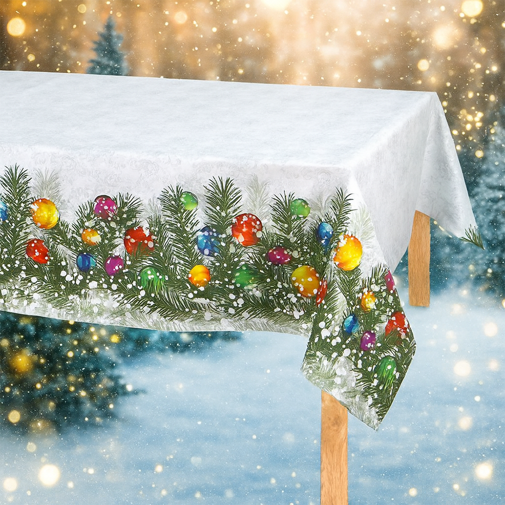 Caleffi Tablecloth in Pure Cotton with Balocchi Digital Print - Various Sizes