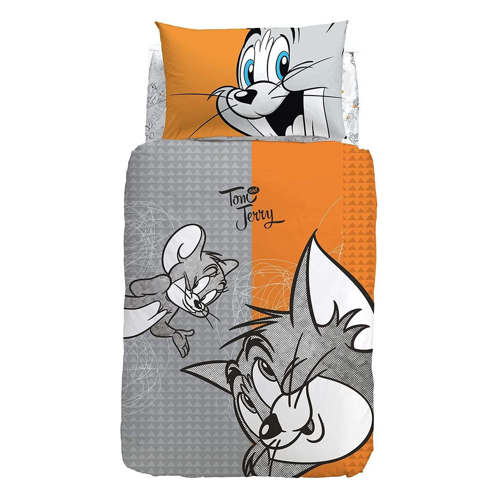 Caleffi Completo Copripiumino Singolo 1 Posto Tom & Gerry 1004665 S44