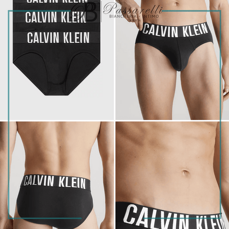 Calvin Klein Slip da Uomo In Confezione Da 3 Slip S36 - Passarelli Biancheria