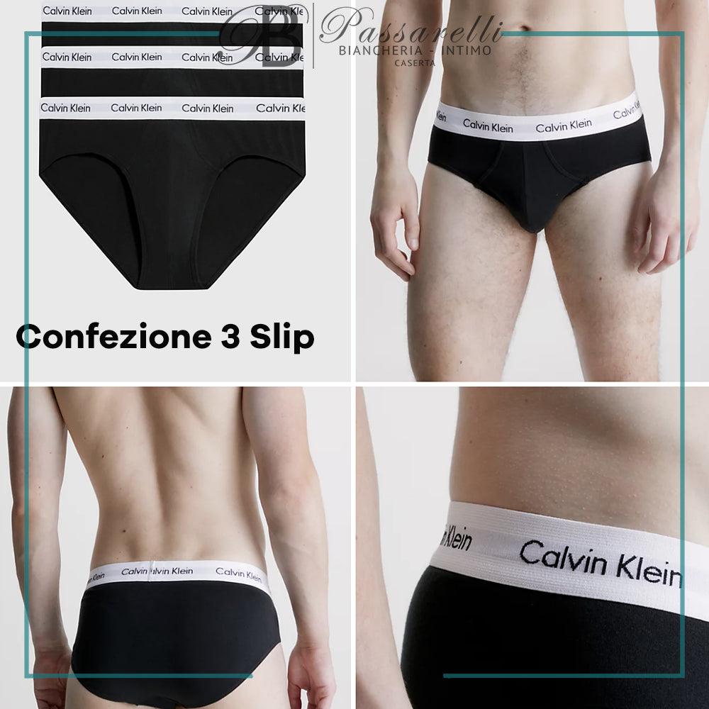 Calvin Klein Slip da Uomo In Confezione Da 3 Slip U2661G-001 S36 - Passarelli Biancheria