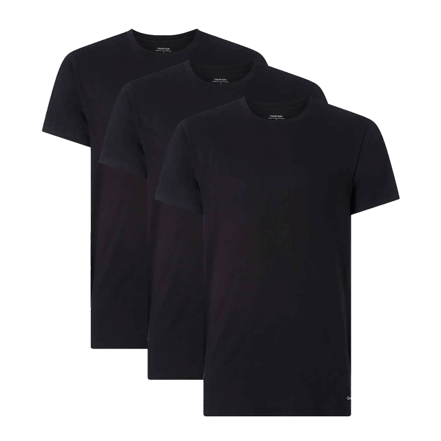 Calvin Klein T-Shirt da Uomo In Cotone Confezione Da 3 NB4011E-001 S38 - Passarelli Biancheria