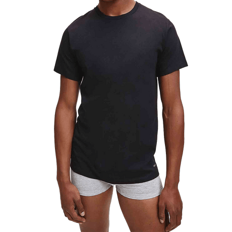 Calvin Klein T-Shirt da Uomo In Cotone Confezione Da 3 NB4011E-001 S38 - Passarelli Biancheria