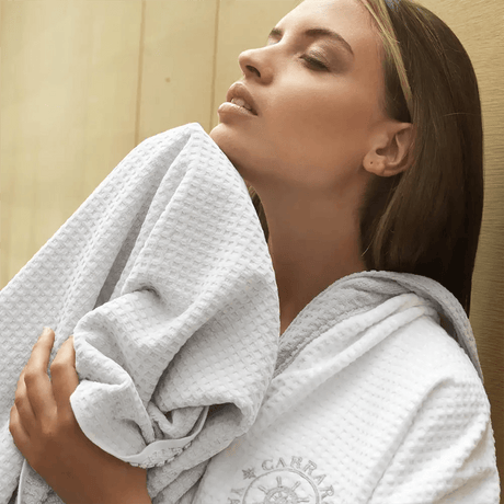 Carrara Telo Doccia Promotion Item Yacht club in Spugna S11 - Passarelli Biancheria