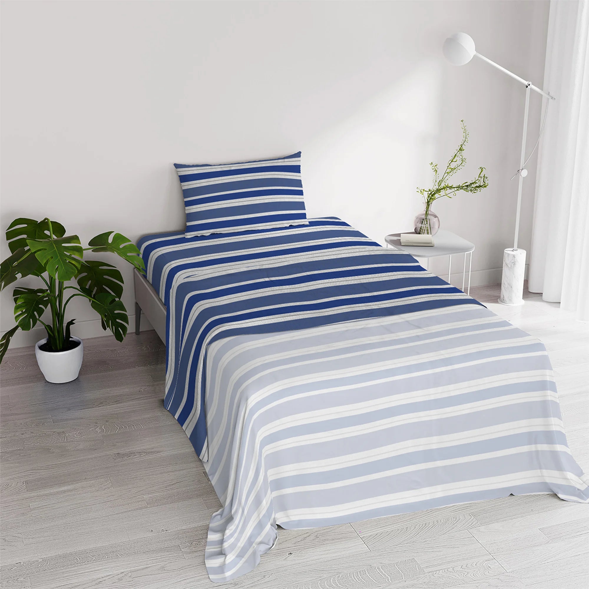 Completo Lenzuola 100% Cotone Ida - Varie Dimensioni