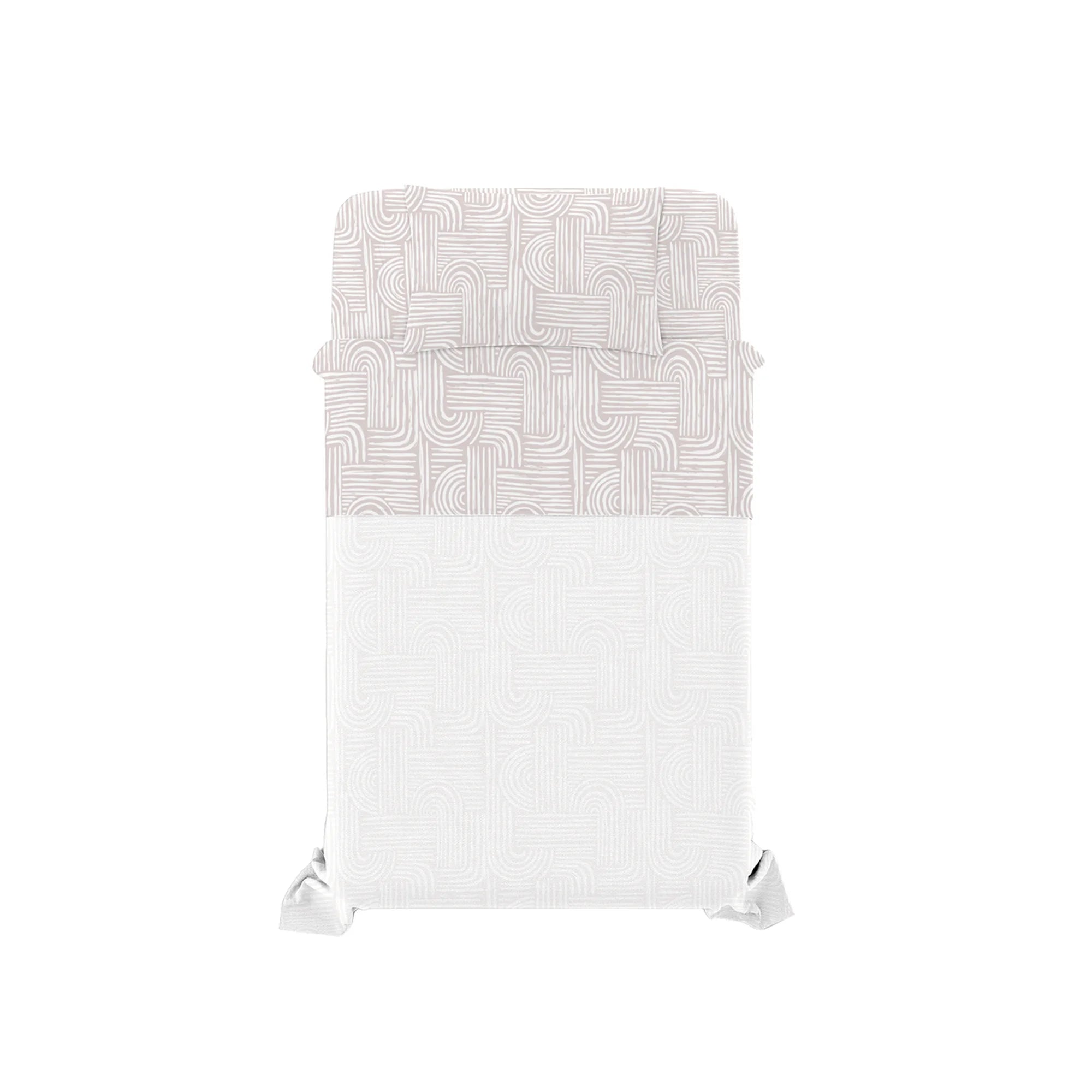 Completo Lenzuola 100% Cotone Ida - Varie Dimensioni