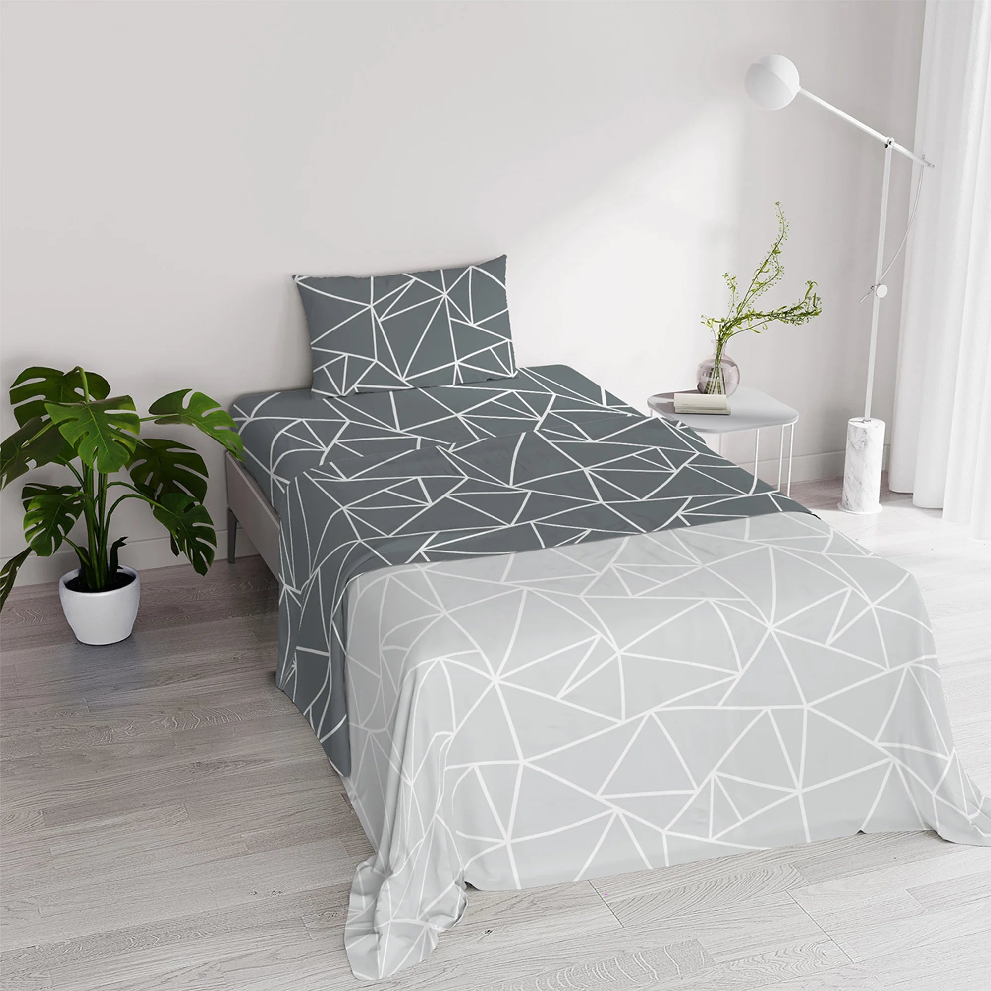 Completo Lenzuola 100% Cotone Ida - Varie Dimensioni