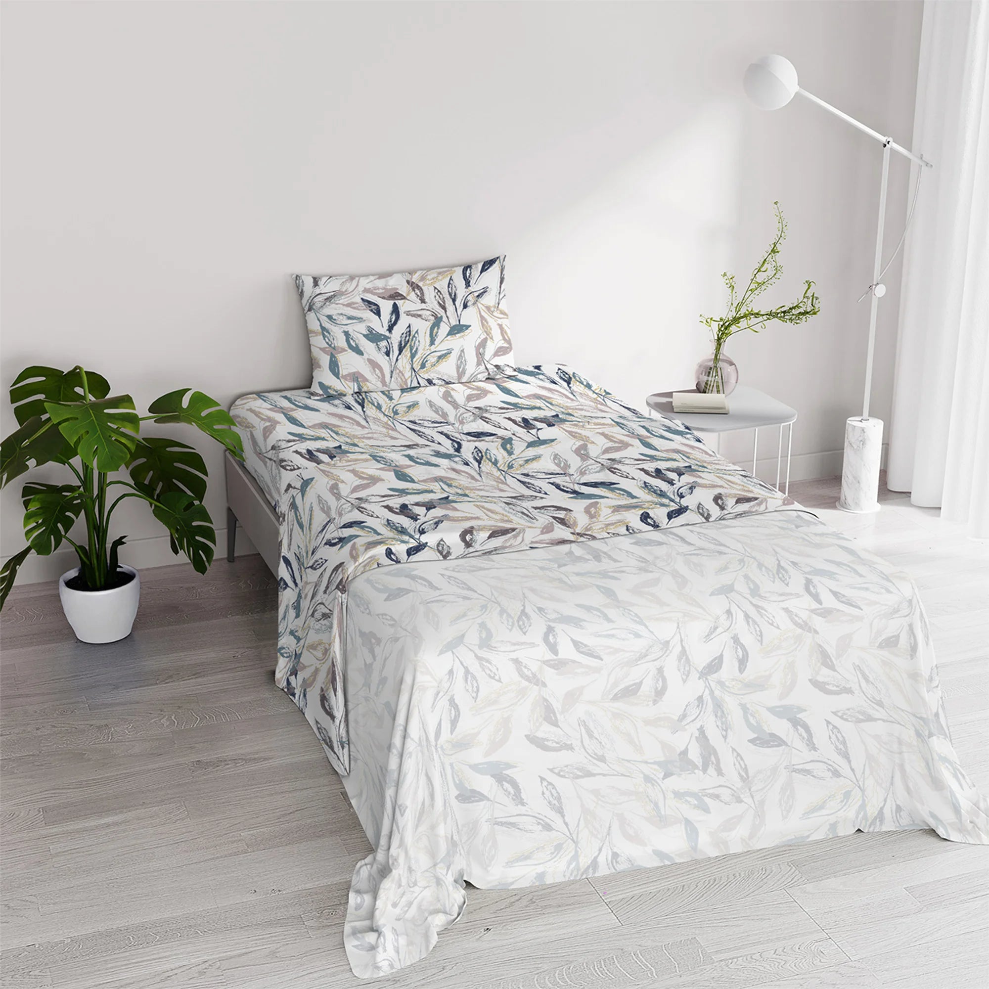 Completo Lenzuola 100% Cotone Ida - Varie Dimensioni