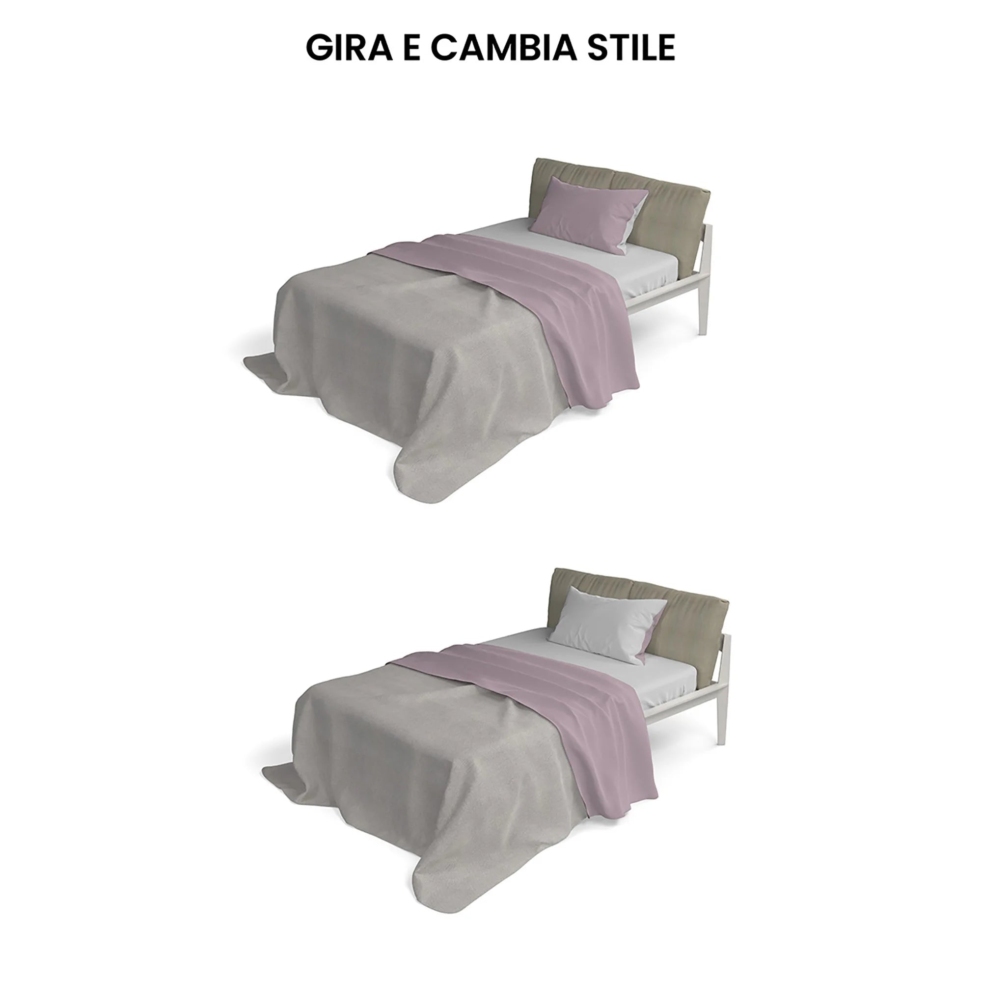 Completo Lenzuola in Puro Cotone Tinta Unita Colors Double - Varie Dimensioni