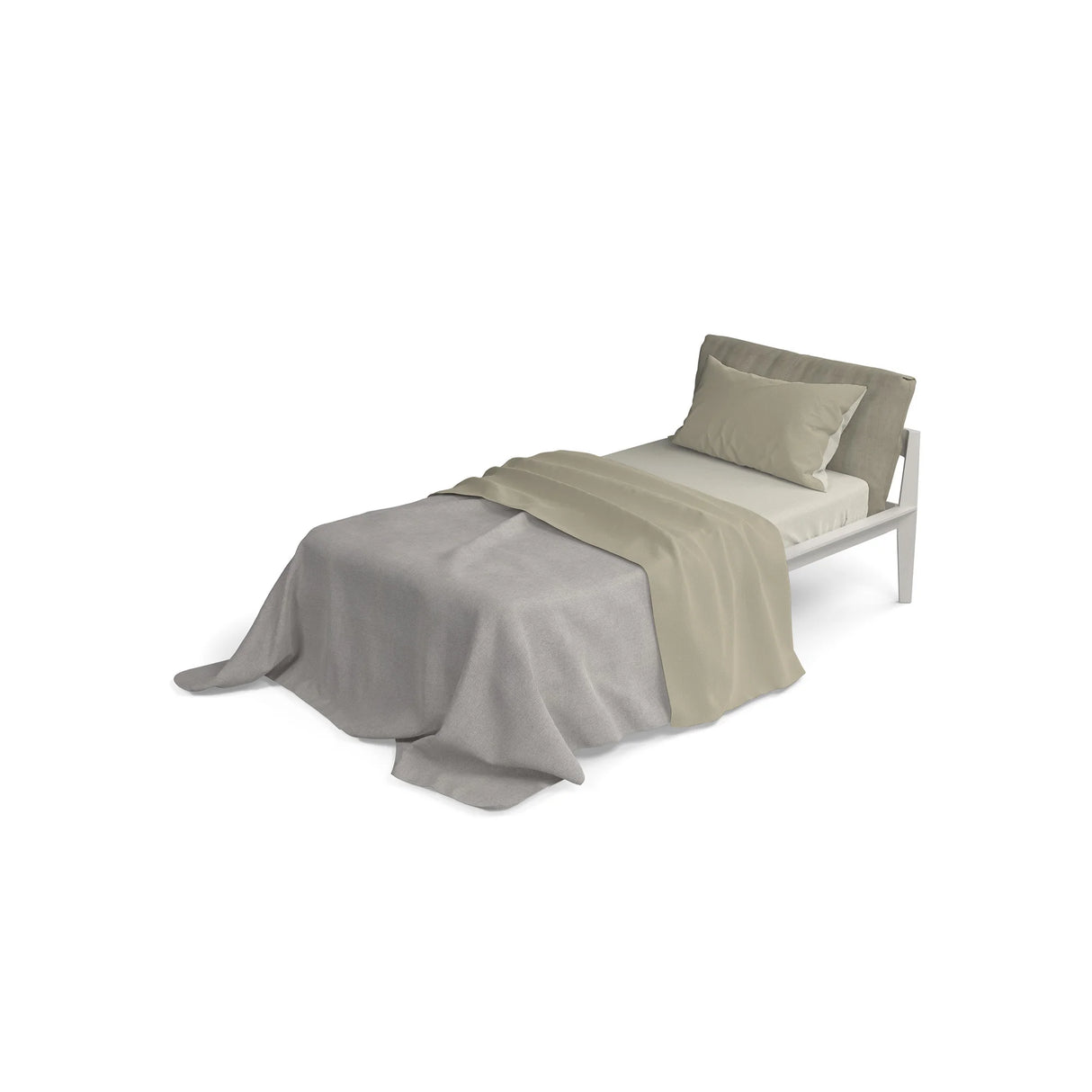 Completo Lenzuola in Puro Cotone Tinta Unita Colors Double - Varie Dimensioni