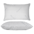 Coppia Cuscini Guanciale in Memory Foam Bioceramica Grigio Chiaro B28 - Passarelli Biancheria