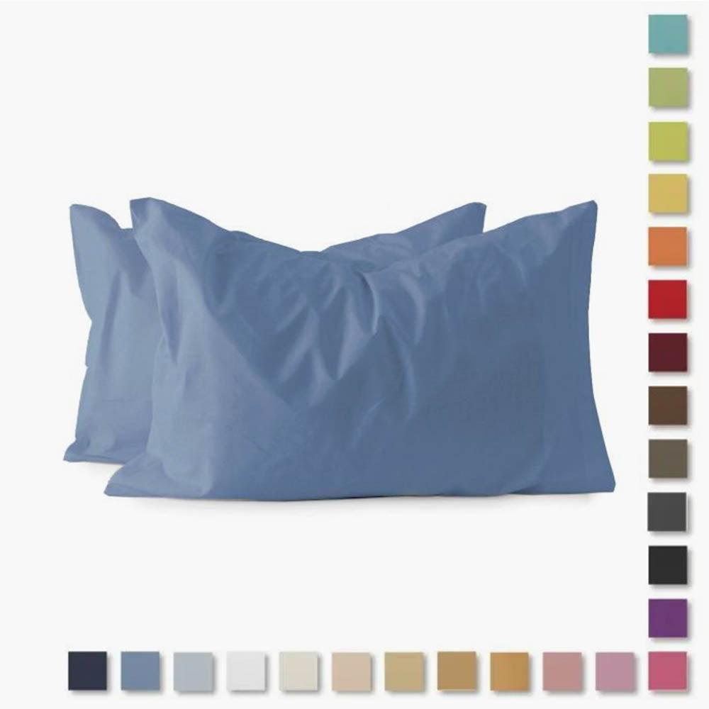 Coppia Federe Tinta Unita in Cotone Max Colors S80 - Passarelli Biancheria