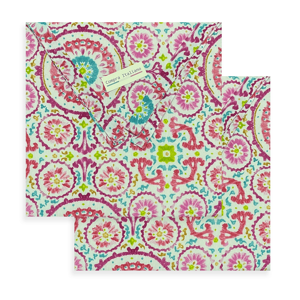 Coppia cuscini coprisedia Ipanema di Biancheriaitaliana 40x40 cm - Passarelli Biancheria