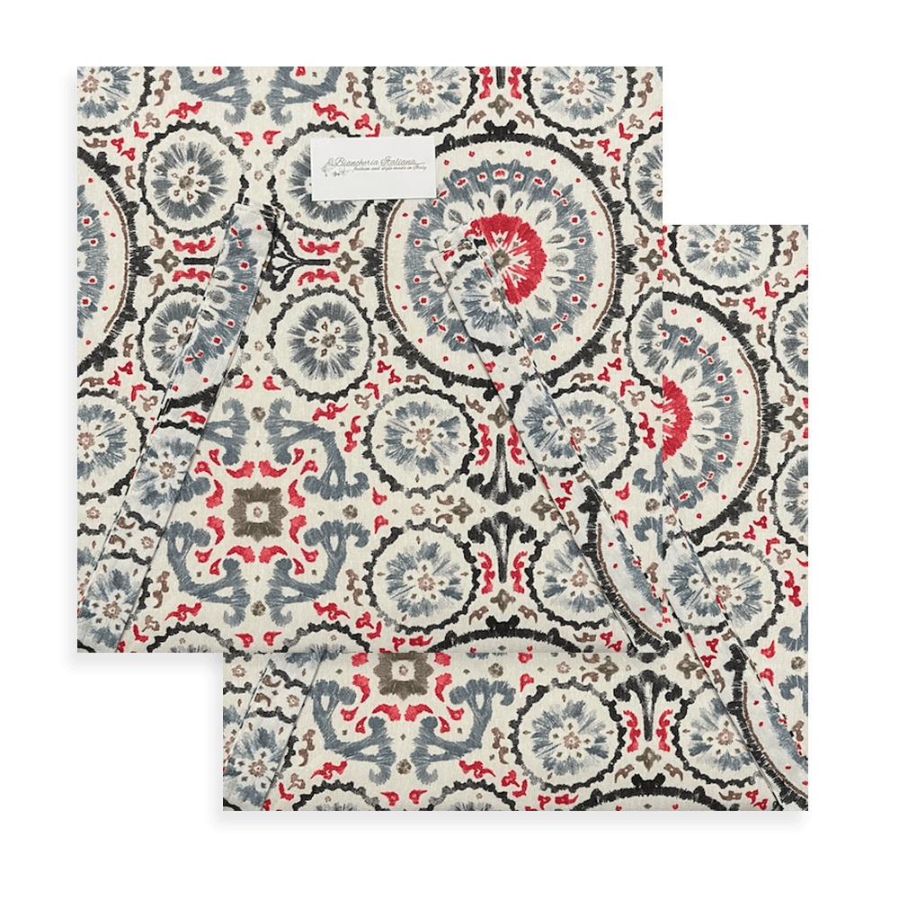 Coppia cuscini coprisedia Ipanema di Biancheriaitaliana 40x40 cm - Passarelli Biancheria