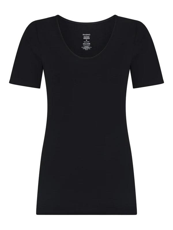 Ragno Maglia Intima da Donna in Caldo Cotone Felpato Maniche Corte D229A8 S12 - Passarelli Biancheria