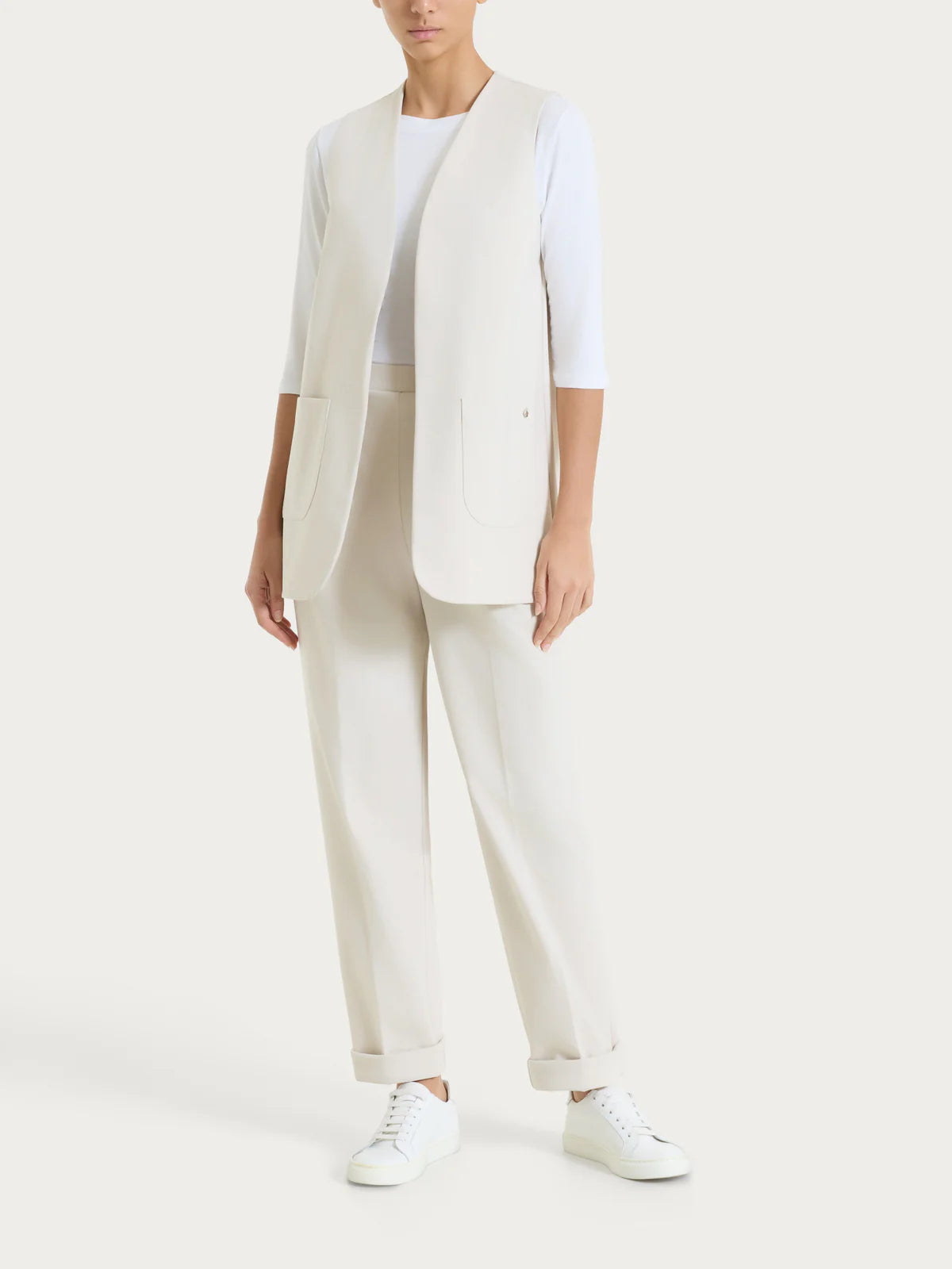 Ragno Gilet aperto in Compact Light D293GL S53