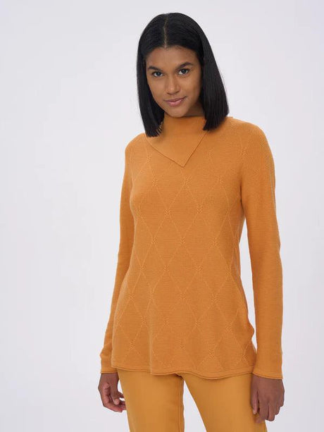 Ragno Maglia con collo roulè in filato Super Soft DI42MK S53 - Passarelli Biancheria