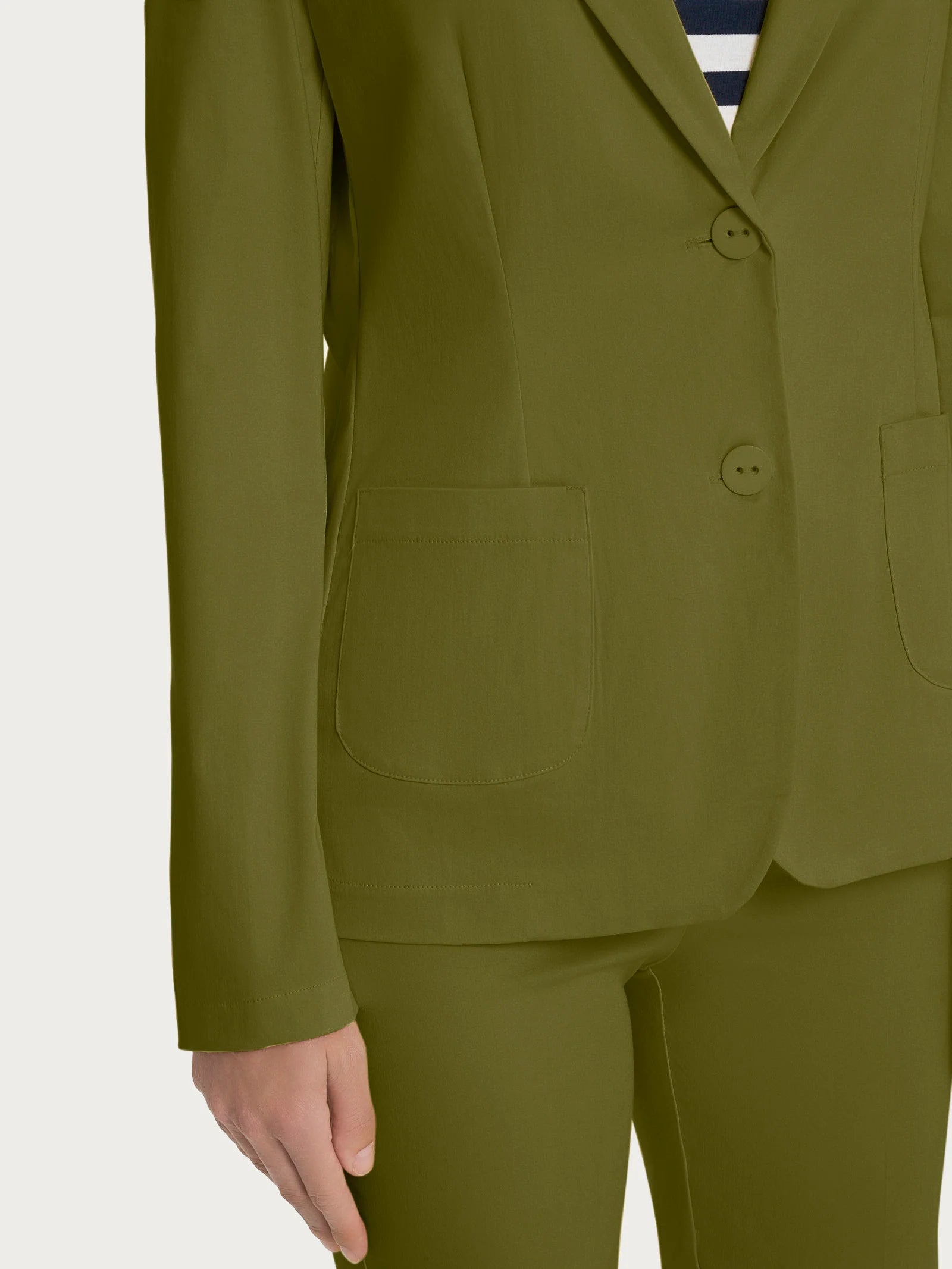 Ragno Blazer con due bottoni in Satin Power DN22GA 2504S84