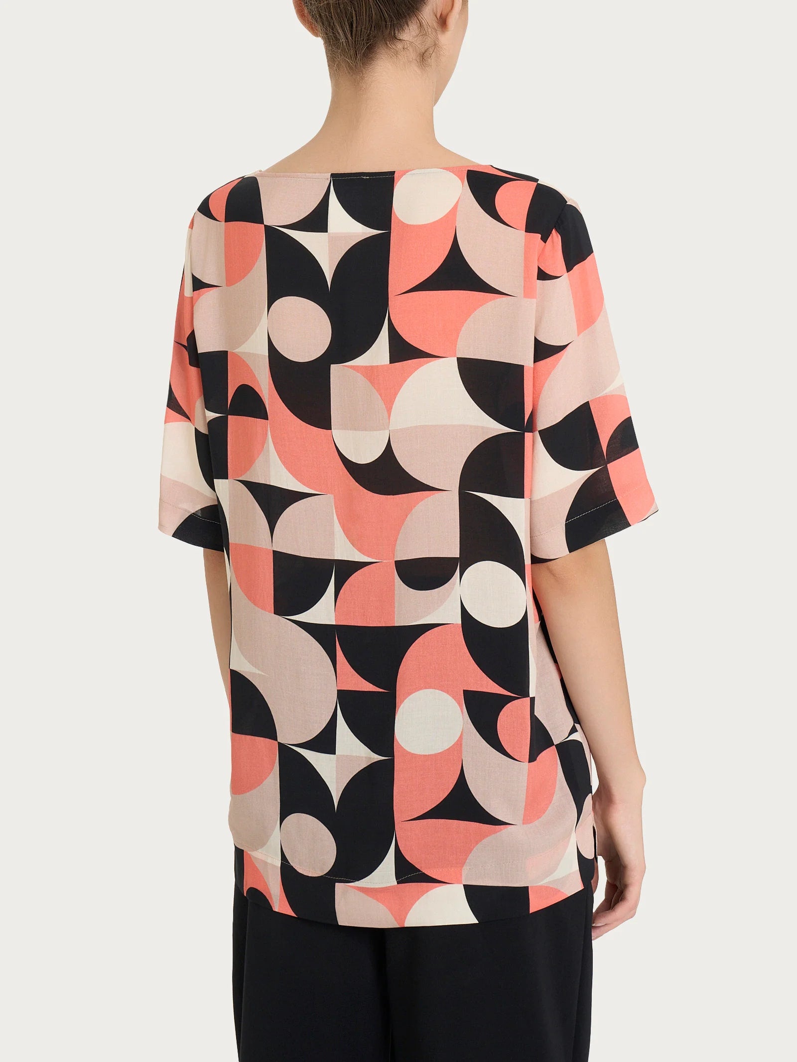 Ragno Blusa girocollo in Ecoseta DQ27S7 2504S26