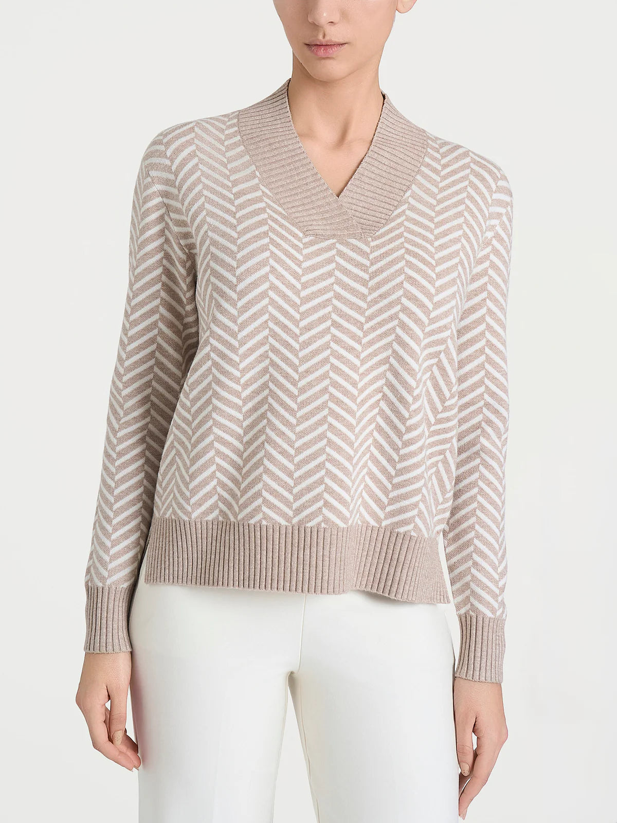 Ragno maglia scollo a V in Super Soft DQ86M2 2510S54