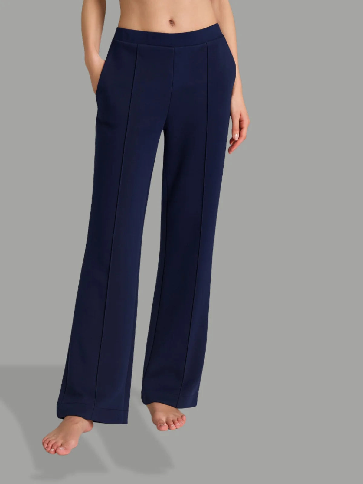 Ragno Pantalone ampio con tasche in Scuba DR76PE