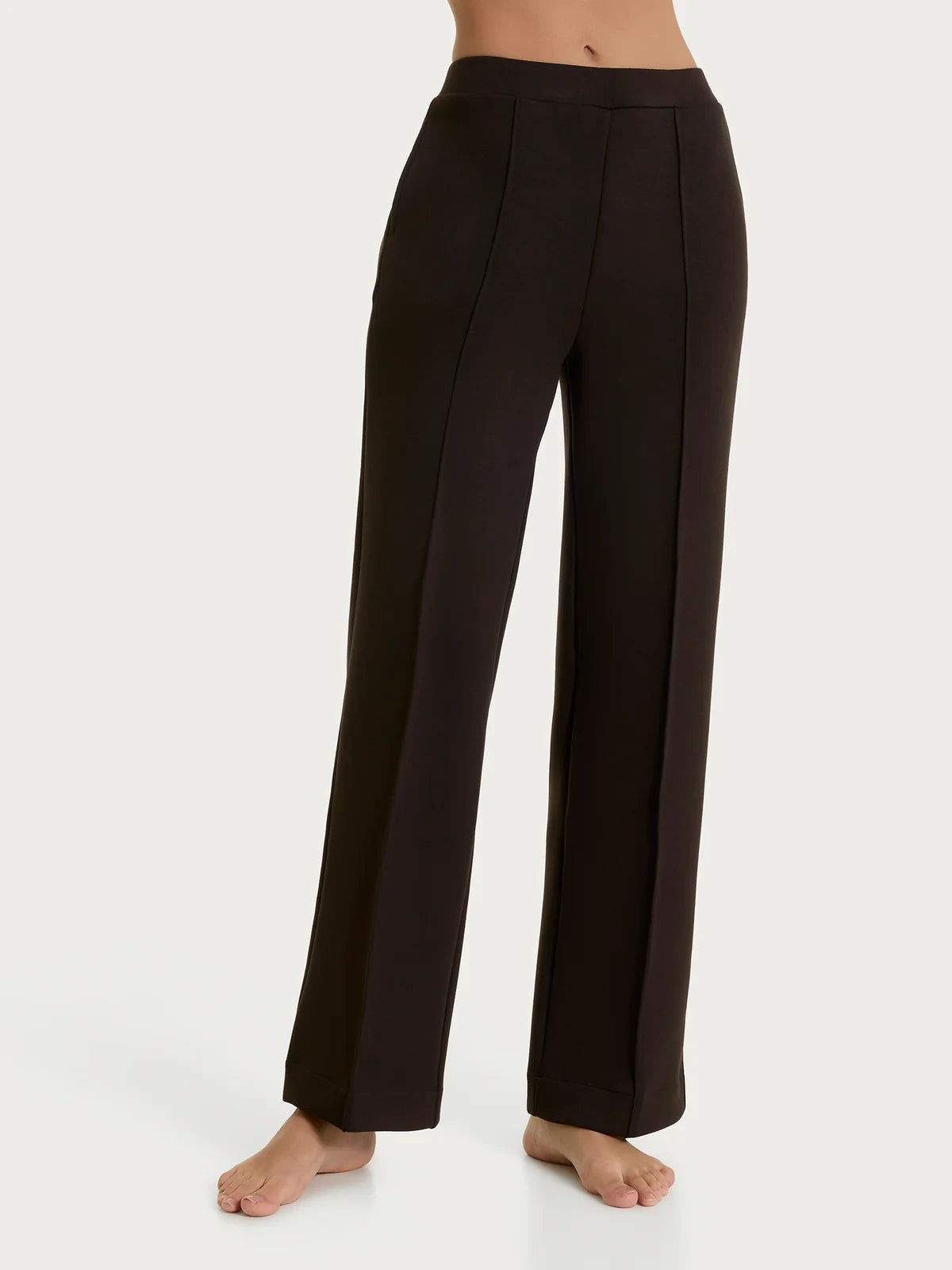 Ragno Pantalone ampio con tasche in Scuba DR76PE