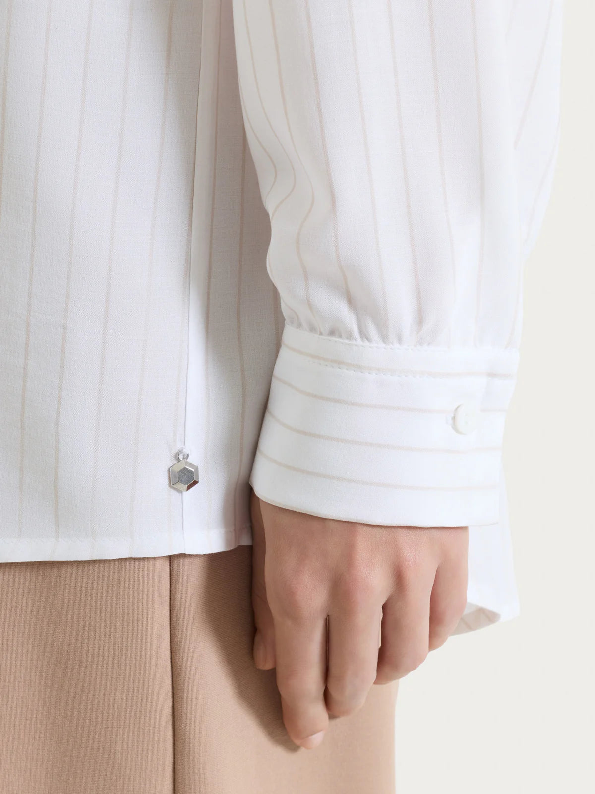 Ragno Camicia a righe in EcoSeta DS57SC S45