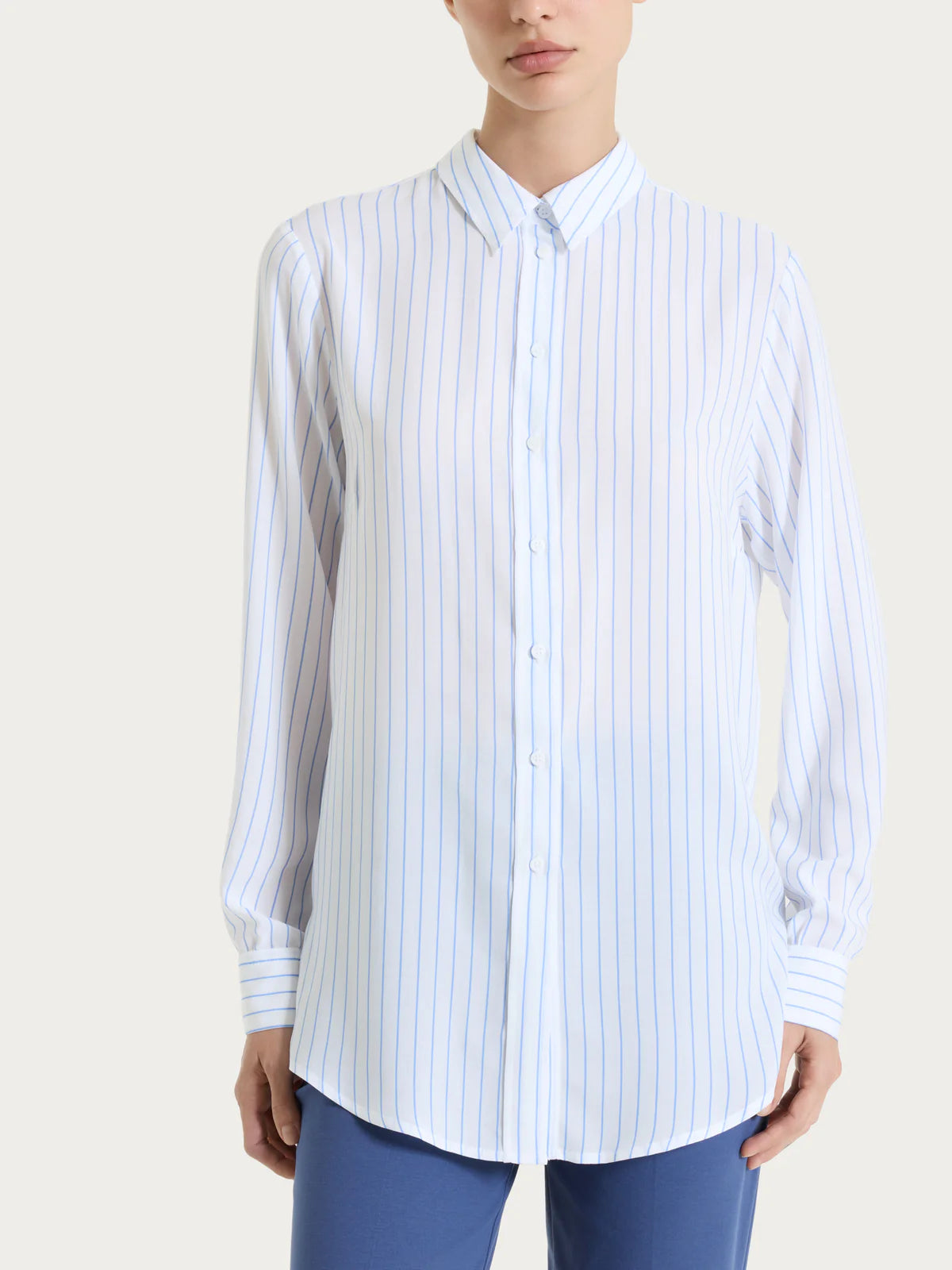 Ragno Camicia a righe in EcoSeta DS57SC S45