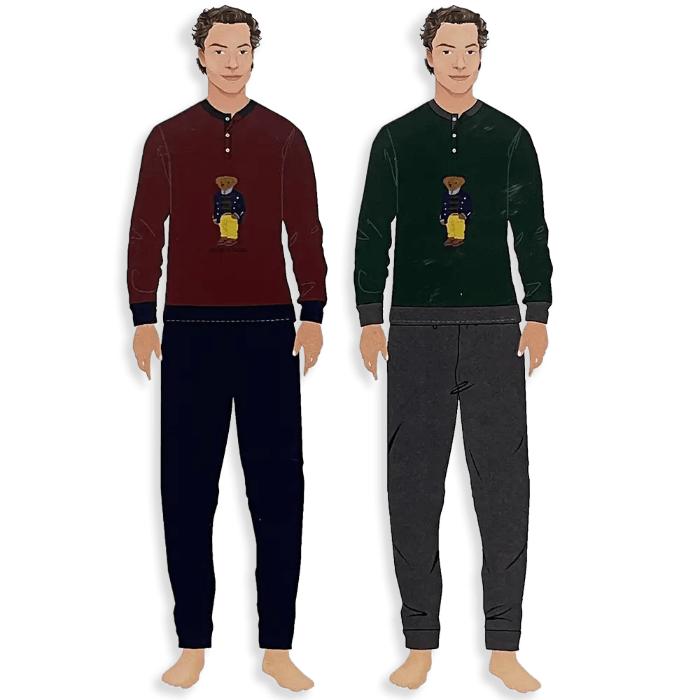 Dandy Pigiama da Uomo Caldo Cotone 150PF S22 - Passarelli Biancheria