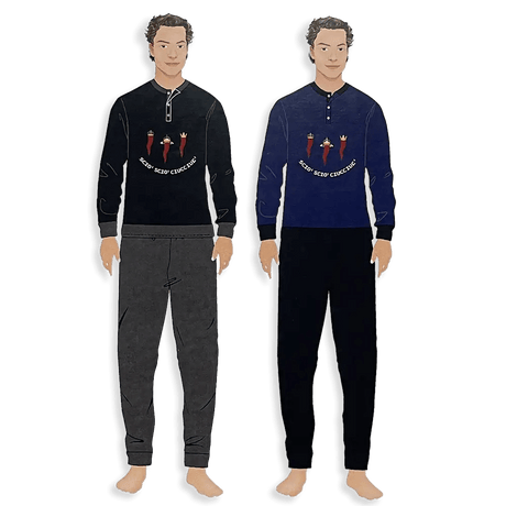 Dandy Pigiama da Uomo Caldo Cotone 152PF S22 - Passarelli Biancheria
