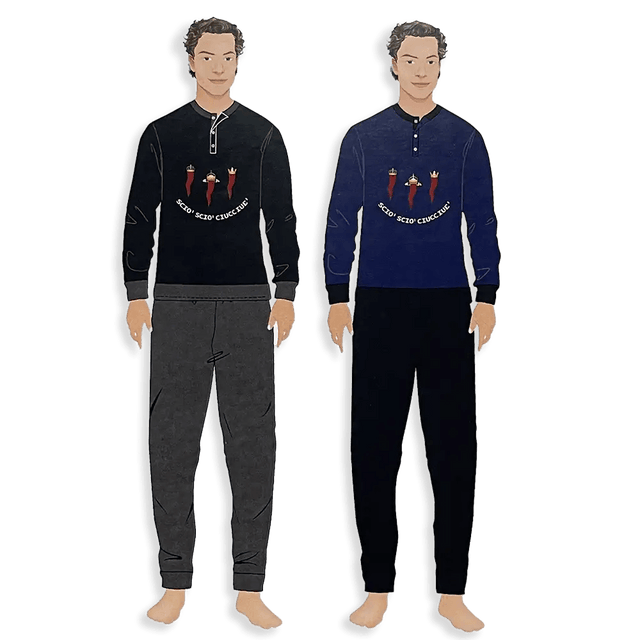 Dandy Pigiama da Uomo Caldo Cotone 152PF S22 - Passarelli Biancheria