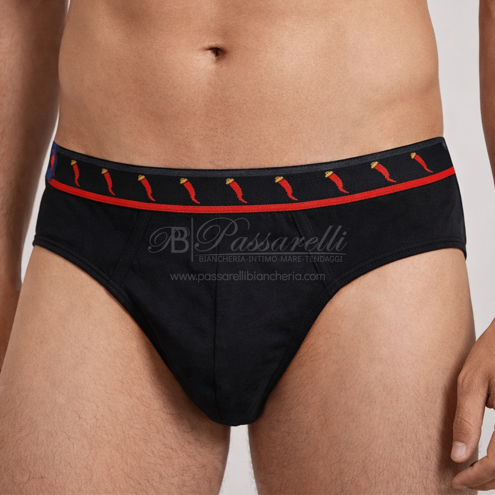 Dandy Set 3 Slip Uomo Con Elastico Esterno Fantasia