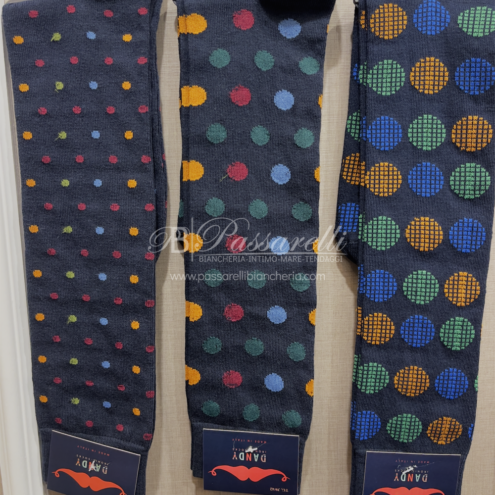 Dandy Confezione 3 Paia Calze Lungo Caldo Cotone Uomo - Varie Fantasie 2410S15