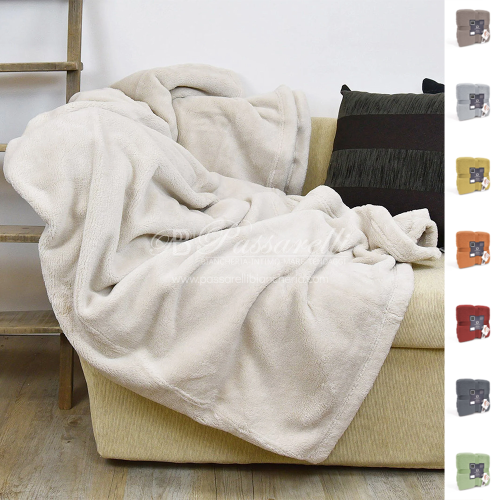 Daunex Plaid in micropile Prime tinta unita 2409S28