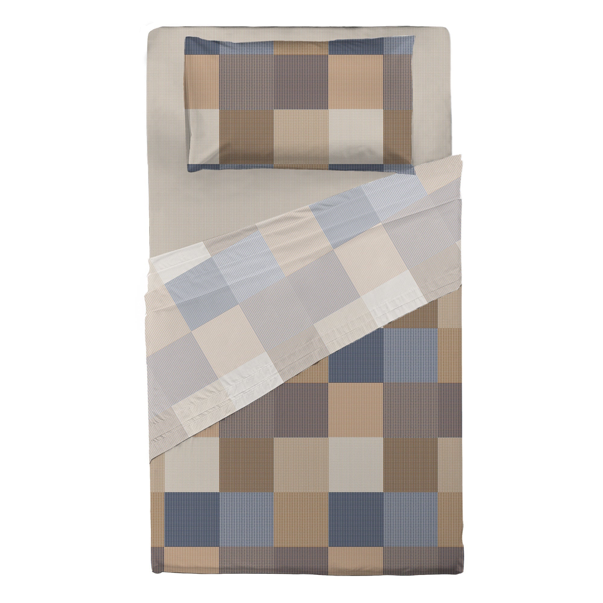 Di Maestro Completo Letto in Puro Cotone Singolo Carter 2511S26