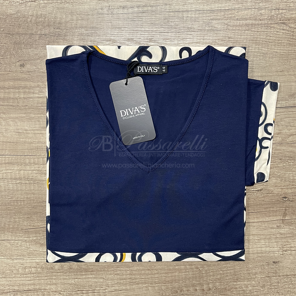 Divas Abito Estivo Maniche Corte in Viscosa V756 2504S52