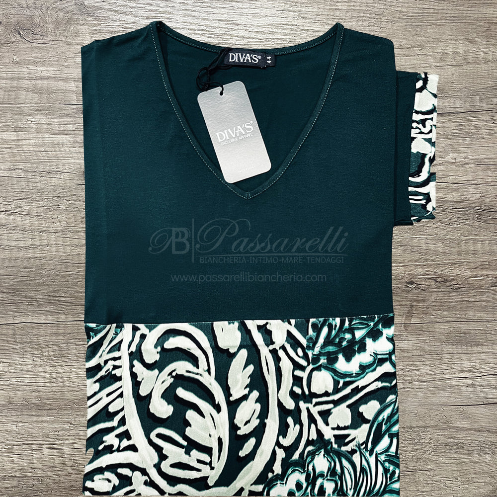 Divas Abito Estivo Maniche Corte in Viscosa V756 2504S52