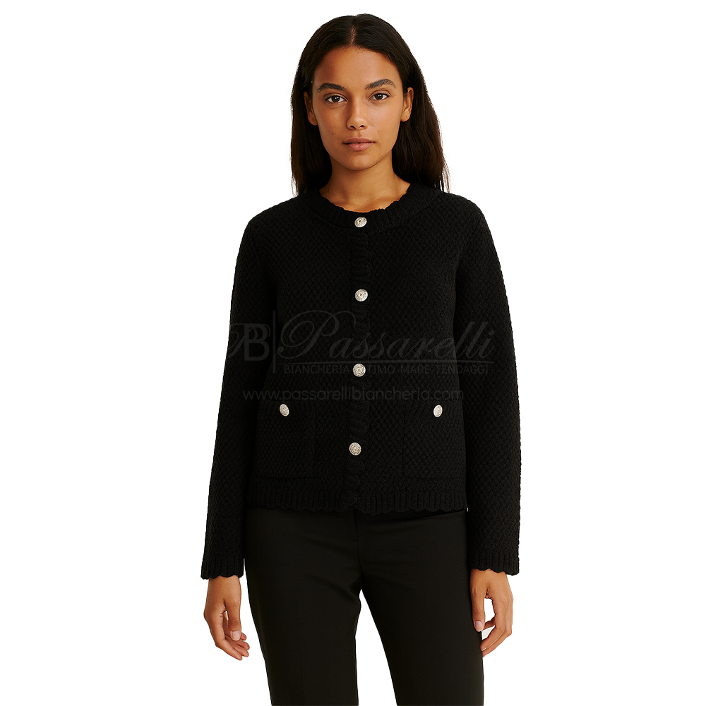 Divas Cardigan in Lana Girocollo da Donna MG399 2510S89