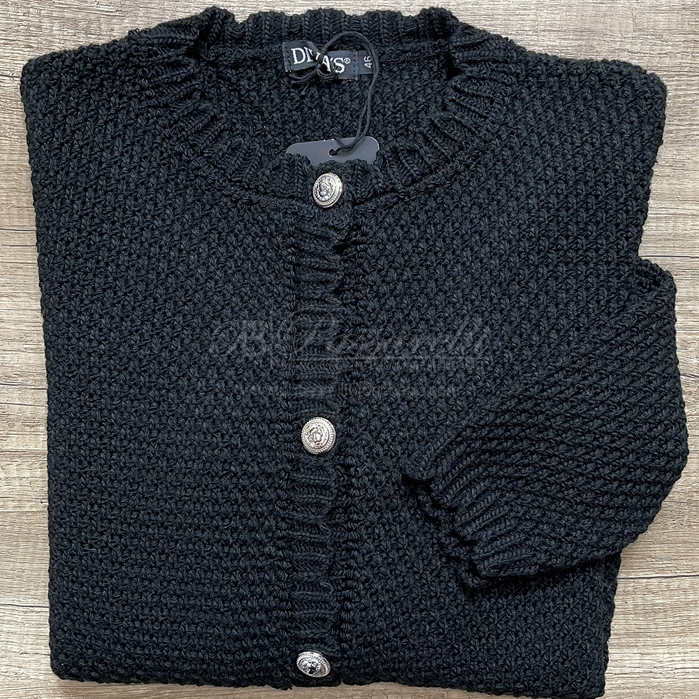 Divas Cardigan in Lana Girocollo da Donna MG399 2510S89