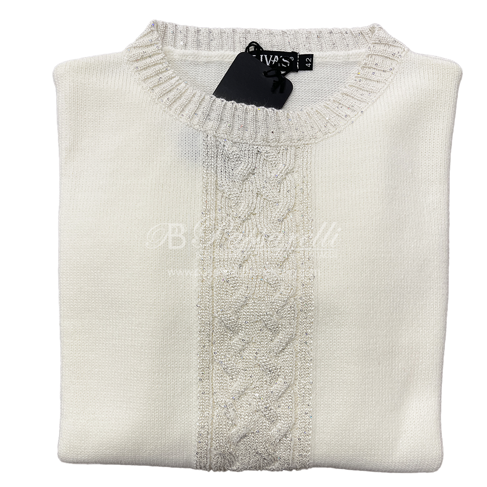 Divas Maglione in Lana Girocollo da Donna MG400 2510S74