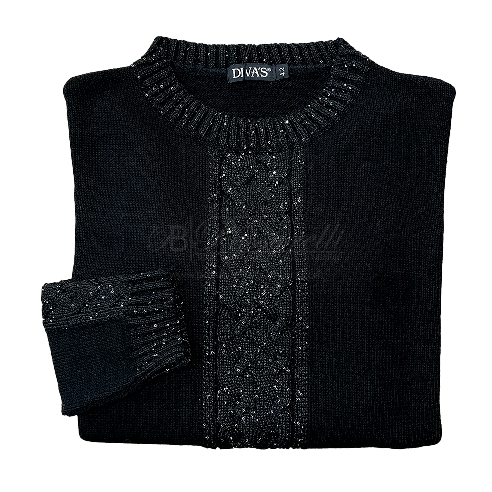 Divas Maglione in Lana Girocollo da Donna MG400 2510S74