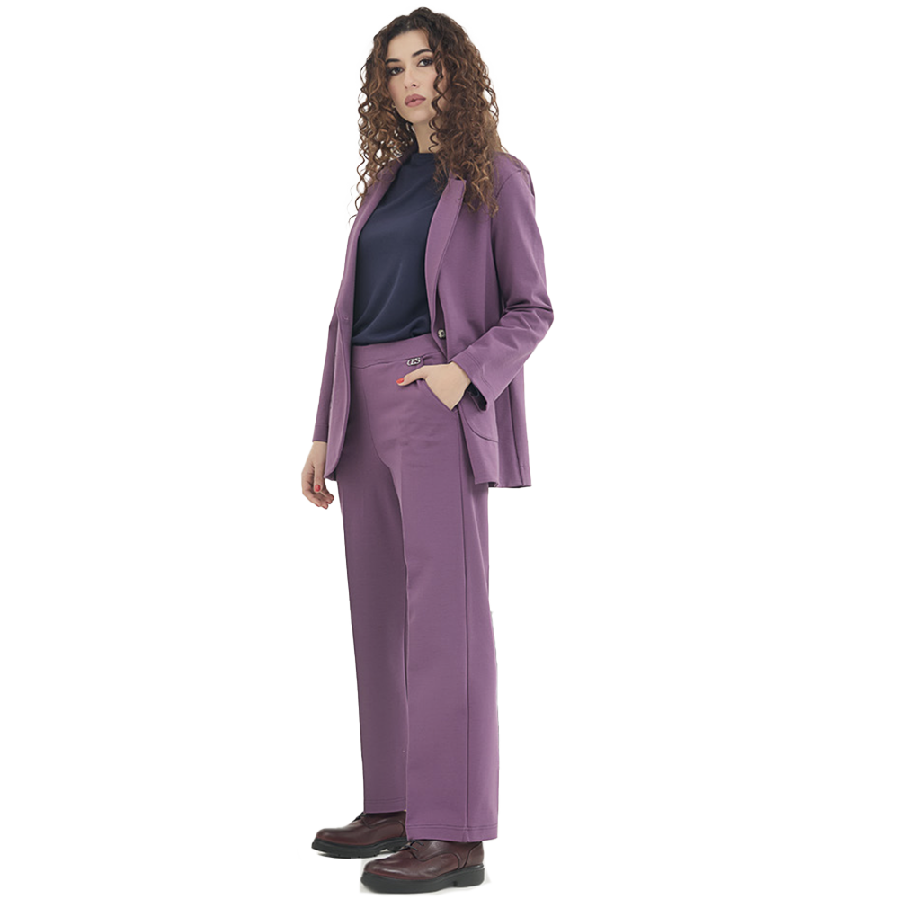 Divas Pantalone Invernale da Donna dritto/tasche punto milano compact PN72 2509S42