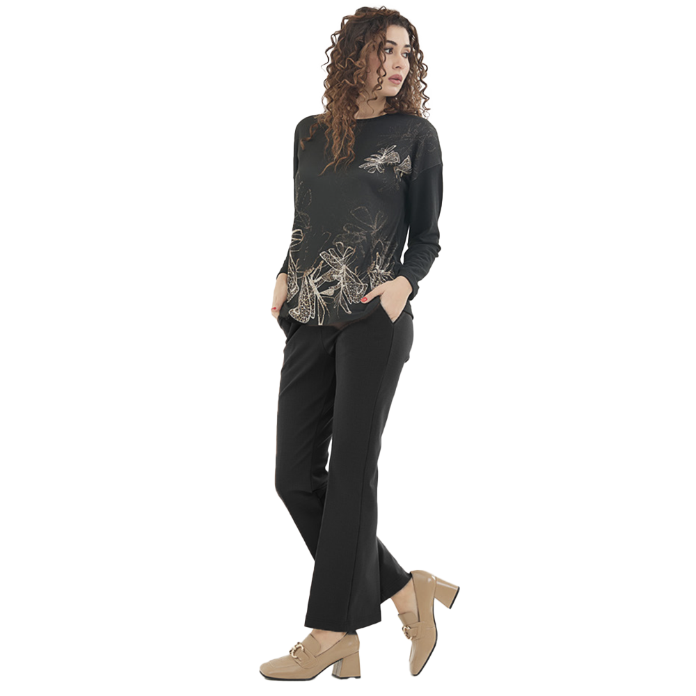 Divas Pantalone Invernale da Donna flare/tasche punto milano lux FN76 2510S50