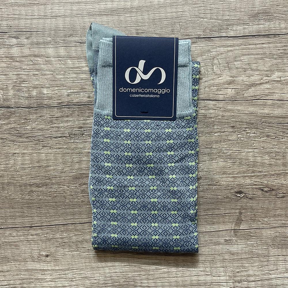 Domenico Maggio Calza Lunga da Uomo in Cotone Filo Fantasia DM444 S90 - Passarelli Biancheria