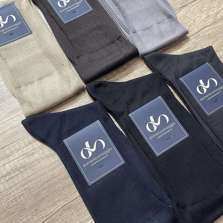 Domenico Maggio Calza Lunga da Uomo in Filo Scozia DM388 S50 - Passarelli Biancheria