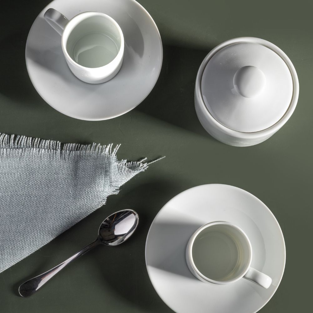 Weissestal Servizio tavola 18pz Domus Weiss - White in porcellana