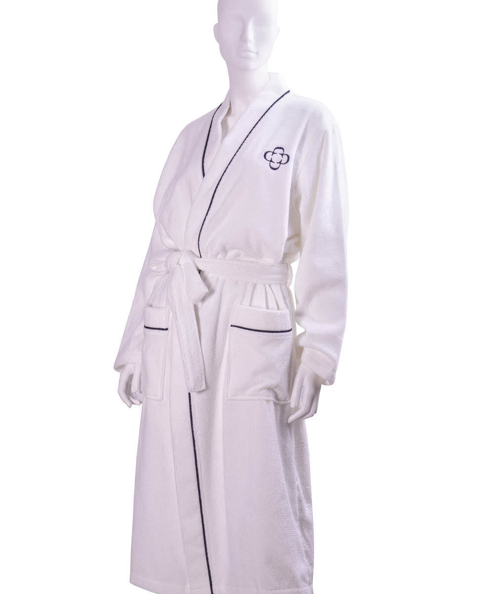 Dondi Home Accappatoio Unisex Spugna Senza Cappuccio AQUA