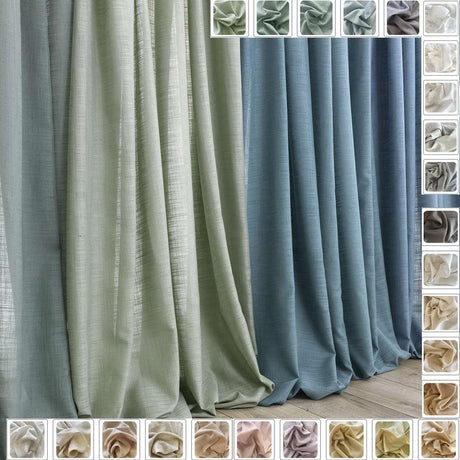 Fabrics Tessuto per Tende al metro Futura Fiammato Tinta Unita S40 - Passarelli Biancheria