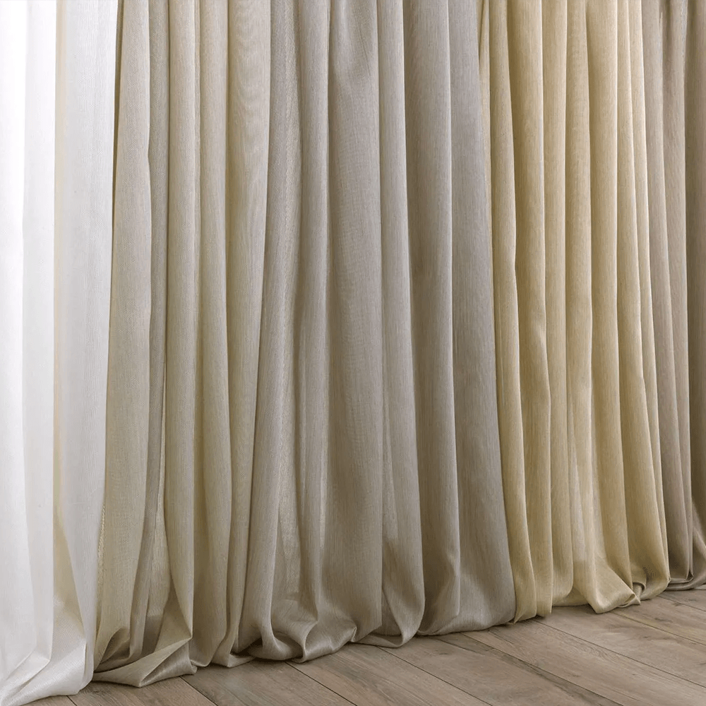 Fabrics Tessuto per Tende al metro Futura Ondoso Tinta Unita S40 - Passarelli Biancheria