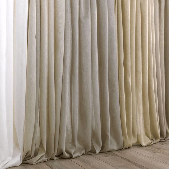 Fabrics Tessuto per Tende al metro Futura Ondoso Tinta Unita S40 - Passarelli Biancheria